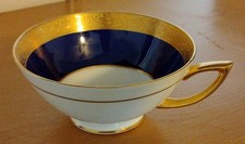 Vintage Minton Cobalt Blue & Gold Bone China Teacup For Henry Birks & Sons READ picture