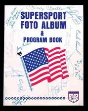 RARE 1975 American Supersports Show Program Auto JSA LOA picture