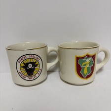Vintage Set Of 2  Boy Scouts of America Coffee Mugs 1970s picture