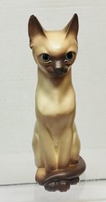 Lovely Vintage HAGEN RENAKER DW SITTING SIAMESE CAT CHING LI - Matte Version picture