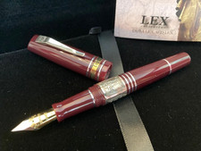 Marlen Lex (Legal) Burgundy Fountain Pen (Fine) Brand New w/Luxury Gift Box picture