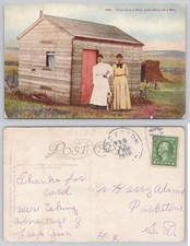 1916 Leap Year Postcard South Dakota Women Looking for a Man Funny Caption picture