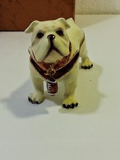 Jere Luxury Giftware Bejeweled BILLY Bulldog Trinket Box with Pendant picture