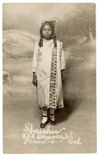 1910s India Immigrant Child California Studio RPPC Photo picture
