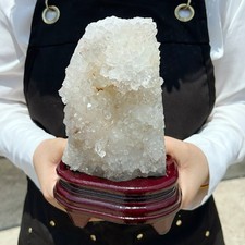 ALL 3.2LB Natural Clear Quartz Cluster Crystal Mineral Point Healing G7745 picture