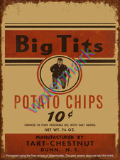 Big Tits Potato Chips Sign 9