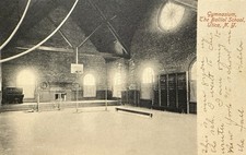 Interior Gymnasium The Balliol School Utica NY 1908 New York Postcard basketball picture