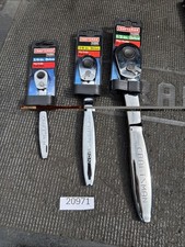 3pc Sears Craftsman USA Thin Profile Ratchet Set Nos 1/2” 3/8” 1/4” 44992 picture