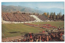 UNIVERSITY OF UTAH Football Stadium, UTES, Circa 1950's/1960's Unused Postcard picture