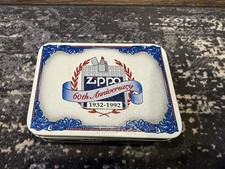 Zippo 1932-1992 60th Anniversary Lighter W/ Tin NEW picture