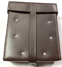 WWII GERMAN MG GUNNER TOOL POUCH- BROWN LEATHER picture