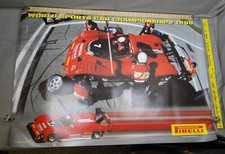 1998 Ferrari SP333 World Sports Car Championship Poster Pirelli 39x27 Original picture