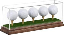 Hole in One Golf Ball Display Case Holder for 5 Clear picture