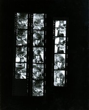 BR58 Rare Original Contact Sheet Photo BOBBY SHERMAN TV Star Singer Celebrity picture