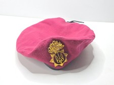 Ukrainian NATIONAL GUARD OF Ukraine Military Army Beret with Cockade Red Beret picture