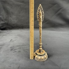 Tibetan Copper Nepalese Wisdom Sword Manjushri Amulet Vajra Statue Desktop Decor picture