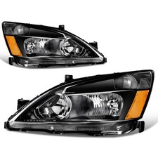 AUTOSAVER88 Headlight Assembly Compatible with 2003-2007 Honda Accord | Not F... picture