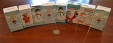 VINTAGE CHRISTMAS LOT CVS ORNAMENTS 1990S ORIGINAL BOXES ANGEL TEDDY BEAR SANTA picture