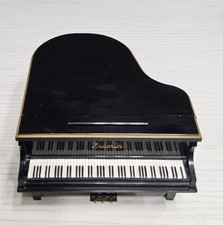 Vtg Radio Franklin Grand Piano Black Novelty Made In Japan AM Tested Works 60s picture