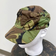 1970s British Army DPM Camo Crap Cap Hat Size 7 picture