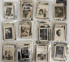 30 Vintage Antique B&W Mixed Lots Found Snapshots People Travel Friends Pets picture