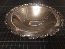 Vintage Unmarked Commerative Silverplate Footed Bowl, Inscribed From 1973 picture