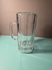 Vintage Thick Heavy Libbey 20oz  Beer Mug Very Nice Clear Glass. 7.5in×3in. Used picture
