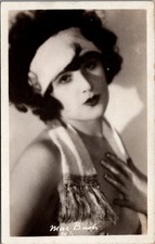 Mae Busch Silent Film Star Actress RPPC Real Photo Postcard c.1920s #66 picture
