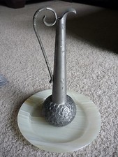 LOVELY PITCHER/ BUD VASE/ SELANDIA NORWAY PEWTER picture