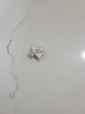 Rare King Ranch Texas State Outline Magnetic Lapel Pin picture