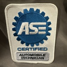 ASE Certified Automobile Technician Embroidered Patche picture