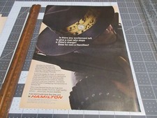 1967 Hamilton Golden Thinline Watch Vintage Print Ad picture