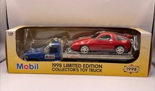 1998 Mobil Limited Edition Collectors Toy Truck Carrier Porsche 1:24 Scale OBN picture