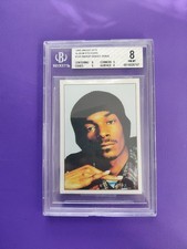 Snoop Dogg RC #123 BGS 8 | 1995 Smash Hits Stickers Vintage Trading Card Rookie  picture