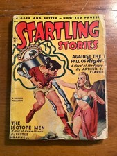 Startling Stories Nov 1948 Pulp Arthur C Clarke Against Fall of Night picture