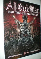 Poster - All Out War into the killing fields 2010  the band metal picture