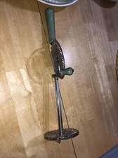Vtg Whippit Ekco A &J Cream Whip Beater Wood Handle Stainless Steel 13.5
