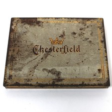 Vintage Chesterfield Cigarette Tin • Tobacco Advertising picture