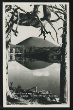 CA Lassen National Pk RPPC c.1938 CINDER CONE & BUTTE LAKE by Eastman No. B-864 picture