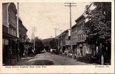 [94i] Postcard 1908, Main Street Looking East, Tremont PA picture