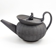Antique Wedgwood Black Basalt Teapot, c. 1790 picture