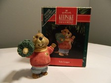 Hallmark Keepsake Ornament Yule Logger Tender Touches Collection 1991 picture