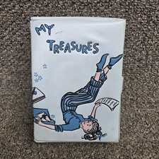 Vintage My Treasures Ponytail Keepsake PINK/BLUE Box 1950s 1960s READ picture