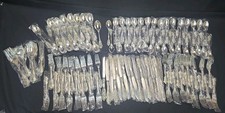 FB Rogers GRAND ANTIQUE Silverplate Flatware 100 Pcs Set 16 Place Settings NEW picture