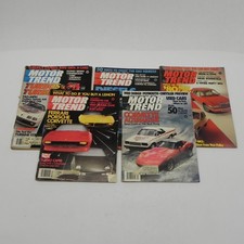 VINTAGE 1979 MOTOR TREND CAR MAGAZINE LOT OF 5 ISSUES PERFORMANCE RACE CARS picture
