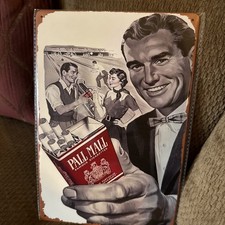 Check Out This Old Vintage Reproduction “Pall Mall” 8x12 Sign picture