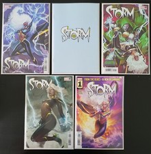 Storm #1 Lot, 5 Standard Covers, NM or Better , 1st picture