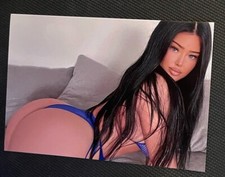 Photo Hot Sexy Beautiful Woman In Thong Round Bottom 4x6 Picture picture