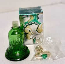 Avon 1978 Sweet Honesty Cologne  3.75 oz. Green Emerald Bell Bottle EMPTY picture
