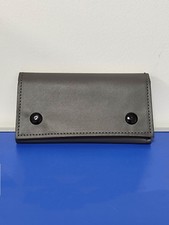 Gray Vintage Leather Hand‑Roll Tobacco‑Pouch, Portable Pipe‑Bag Storage‑Bag picture